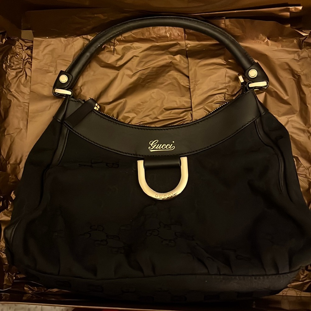 Gucci D-Ring GG Hobo Bag